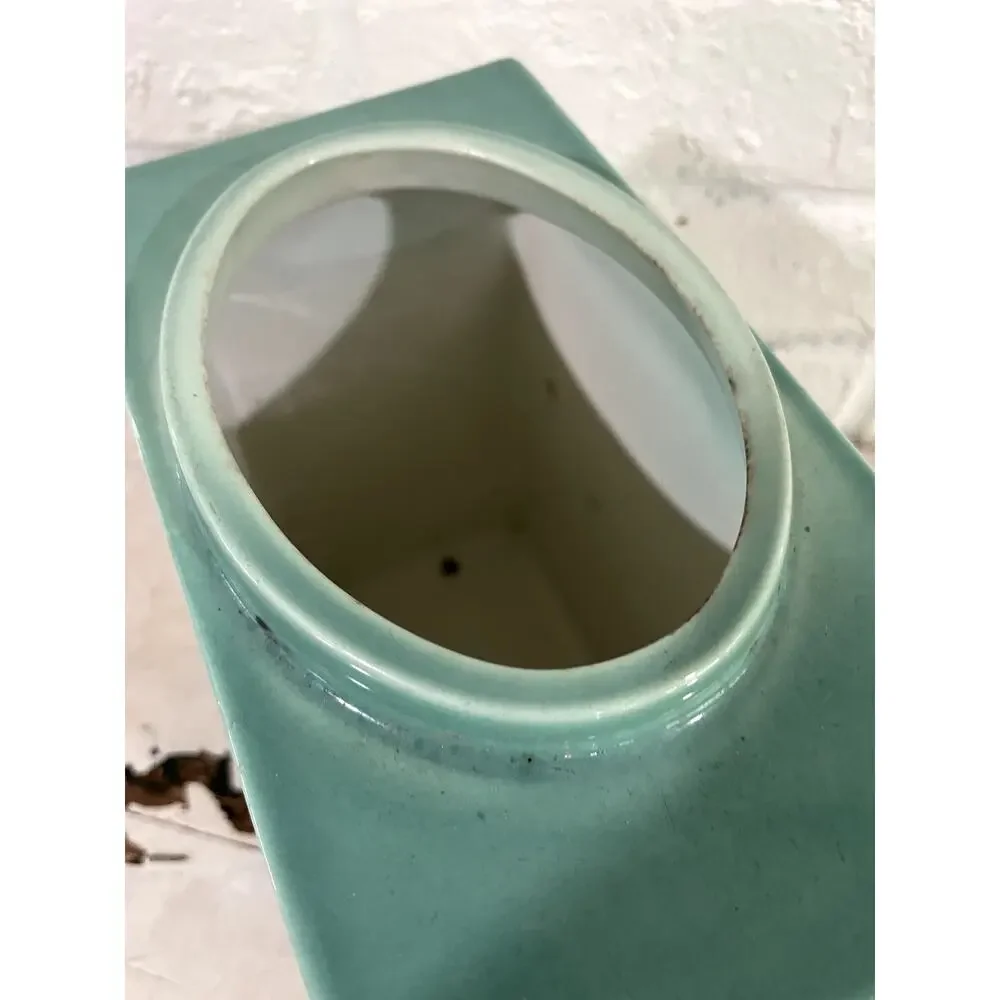 Vintage Hall China Jade Raspberry Soda Fountain Syrup Dispenser w/ Lid & Ladle